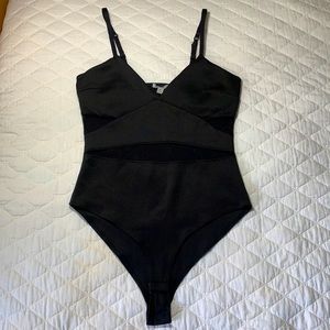 2000s Charlotte Russe mesh cutout bodysuit